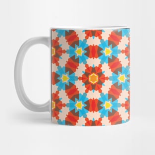Retro 3D Colours Geometric Pattern Mug